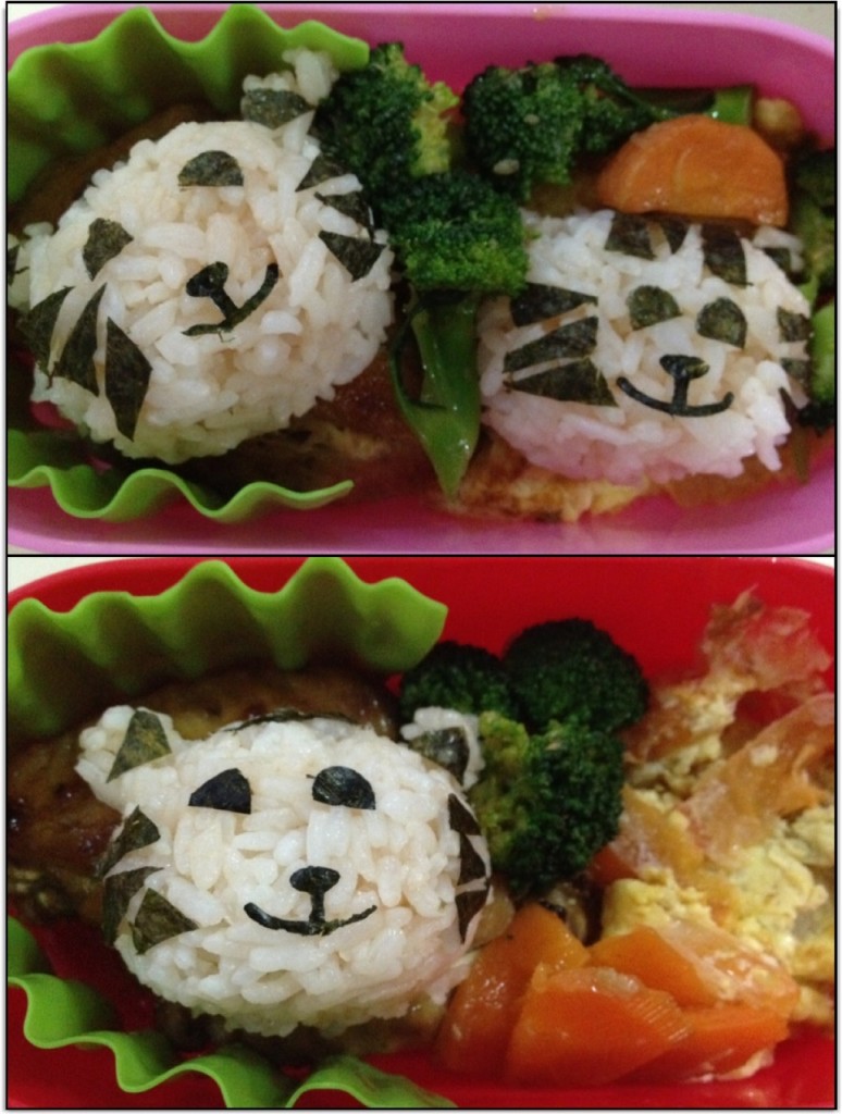 Tiger cubs bento