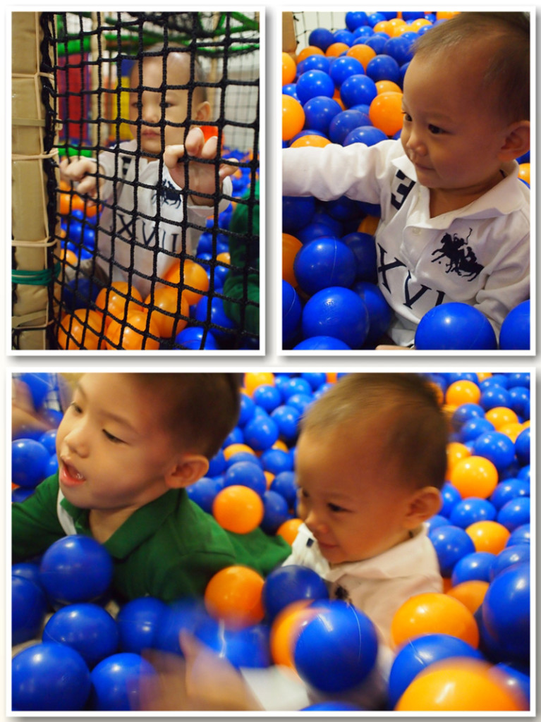 At the bigger (better) ball pool