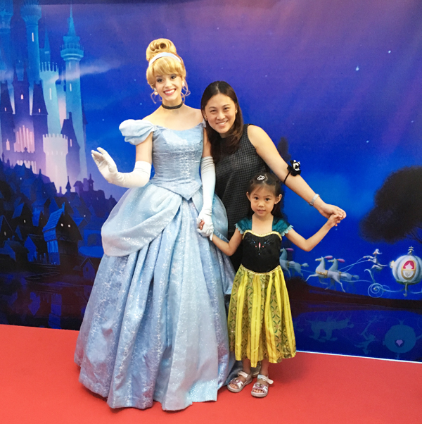 'Mama, let's take a picture with Cinderella,' she said. 'Come with me.'