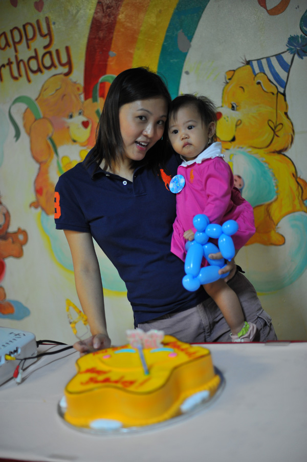 Becks' first birthday