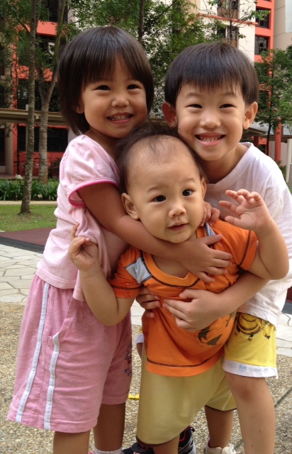 The Kao Kids at the playground