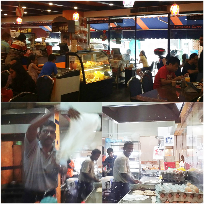 The ever-entertaining Prata Masters behind the glass window