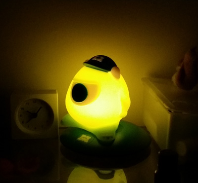 Mr Wazowski's comforting glow