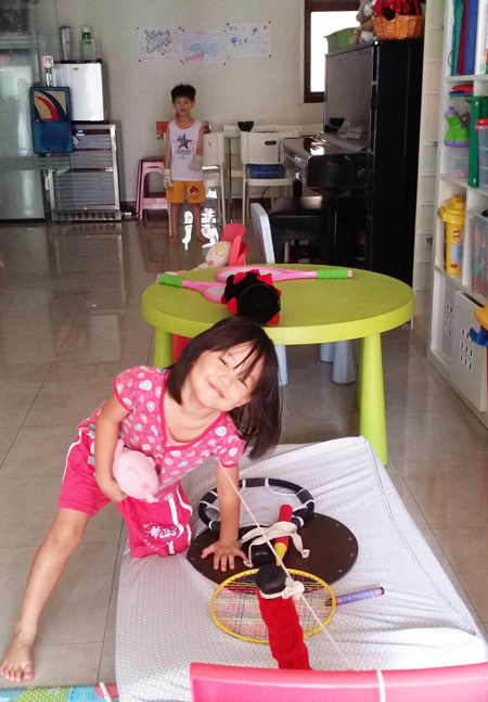 The kids pretended to be pirates and laid booby traps