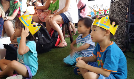 Storytelling at Sentosa Playmobil Event