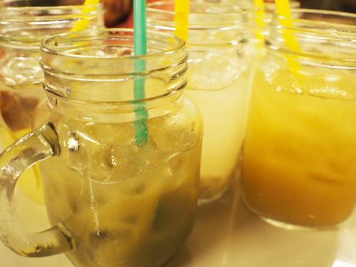 The Original Buah Long Long Drink ($3.90); Iced Barley ($3.90); Iced Sour Plum Calamansi ($3.90) and Iced Sour Plum Lime ($3.90)