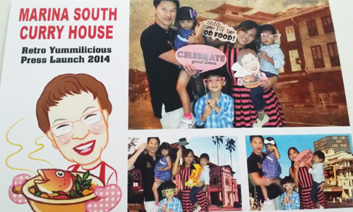 The kids and me, we went in Retro, can you see?