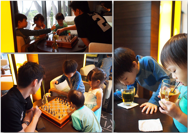 First, some chess. Then, some juice!