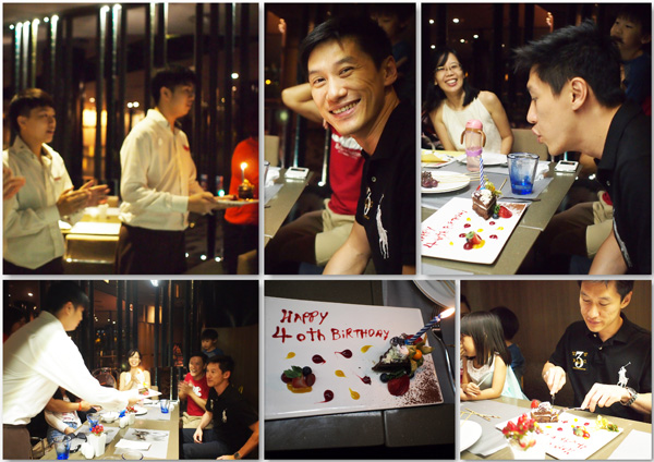 Everyone's really making sure the birthday boy realises he is 40!