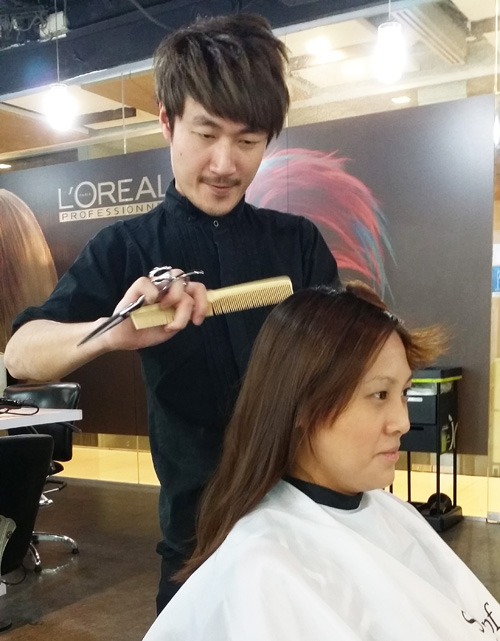 Goodbye long hair, it's too hot to keep you
