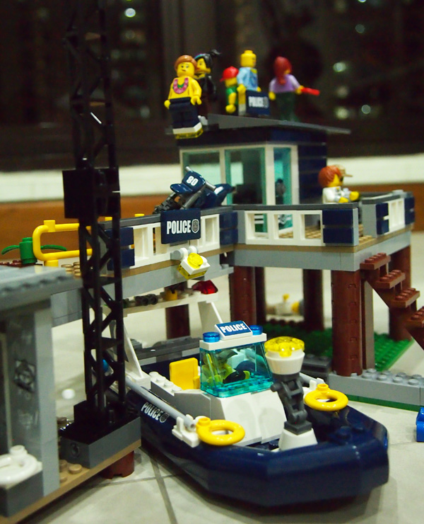 And a really awesome looking police boat