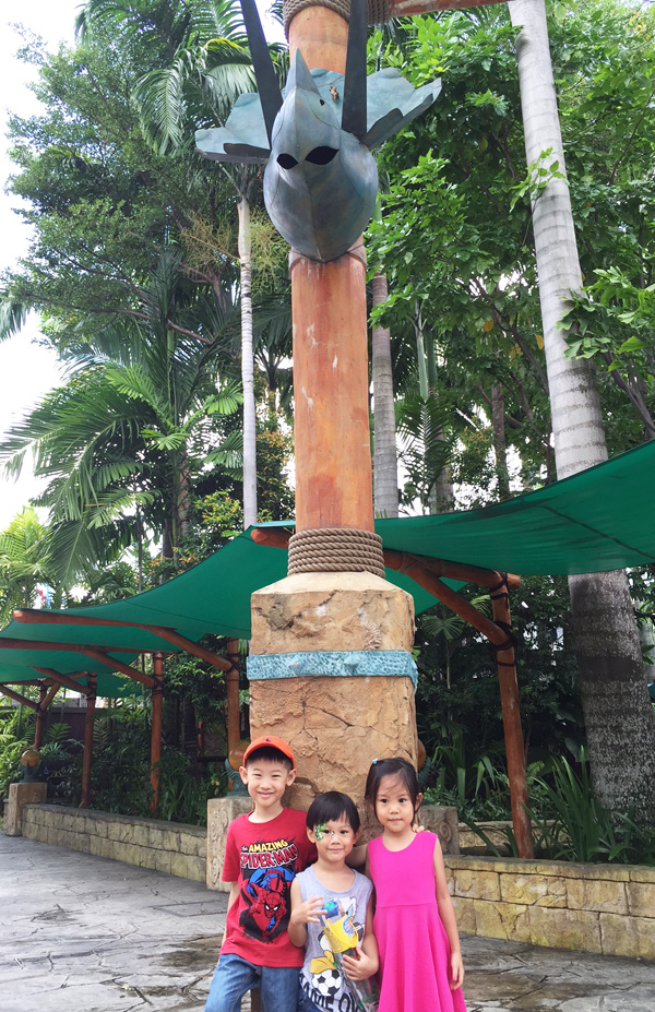 There's a triceratops on top!