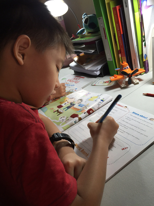 And then trying out the suggested activities