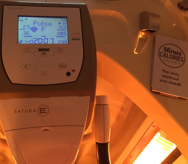 The exercise machine within the Minus Calories machine