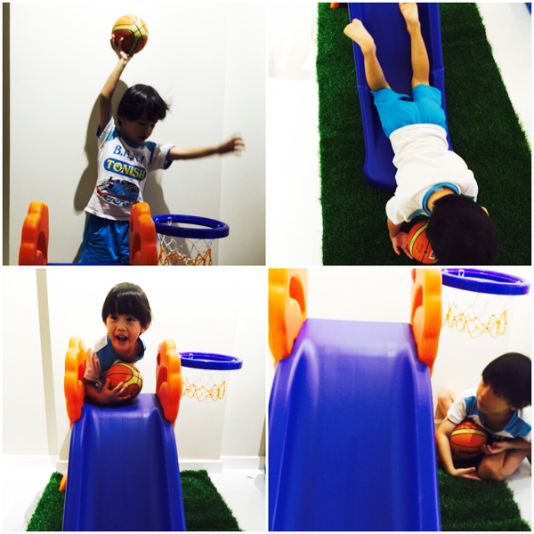 There really isn't any rules to slide and dunk, right?