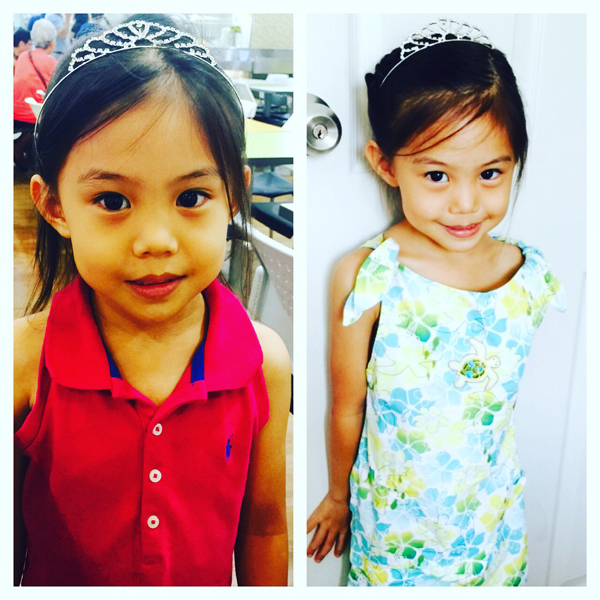 Wearing the tiara every day